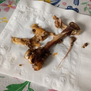 Who ate all my chicken bruh